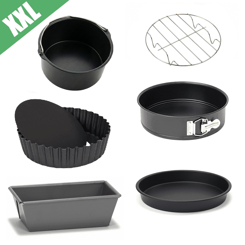 Premium 6 - delige accessoires set voor XXL Airfryers