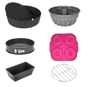 6 - delige accessoires set voor XXL Airfryer (Donutvorm)