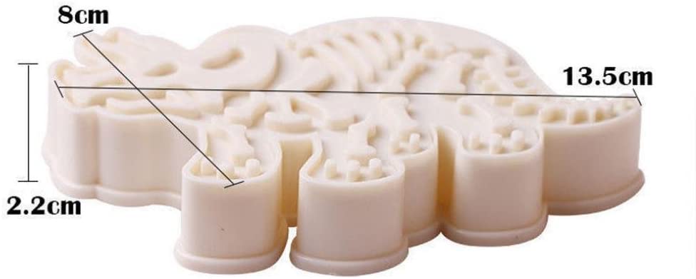 3D Dino koekjes uitsteekvorm | set van 3 stuks