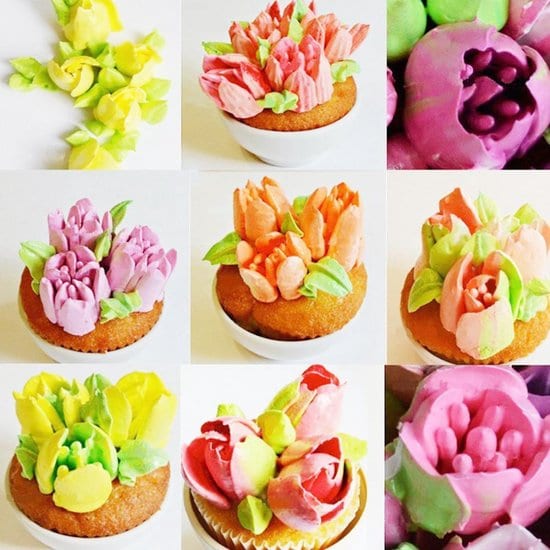 Patisse Spuitmondset Bloemen 3,8 Cm Rvs Zilver 6-delig