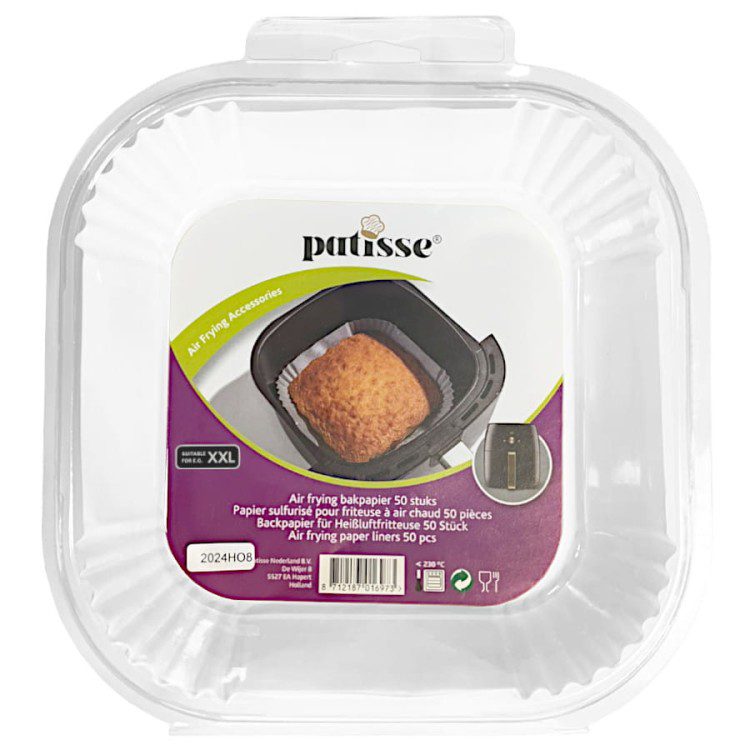 XXL patisse bakpapier 50 stuks (20 cm)