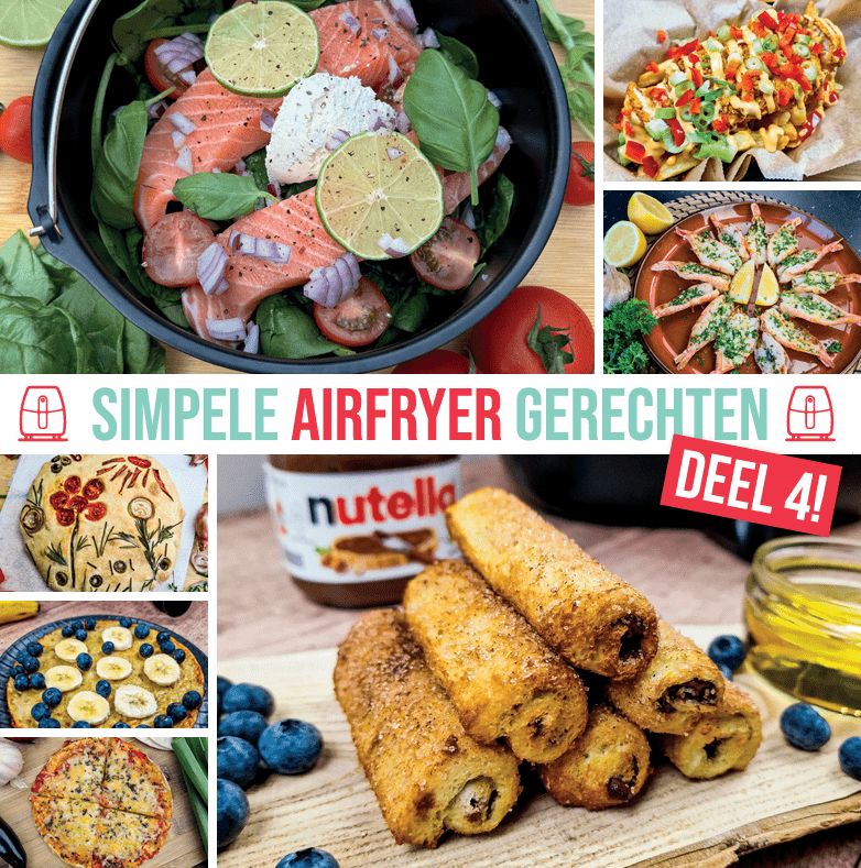 Aanbieding 2: Simpele Airfryer Gerechten deel 1, 2, 3 & deel 4 Gratis!