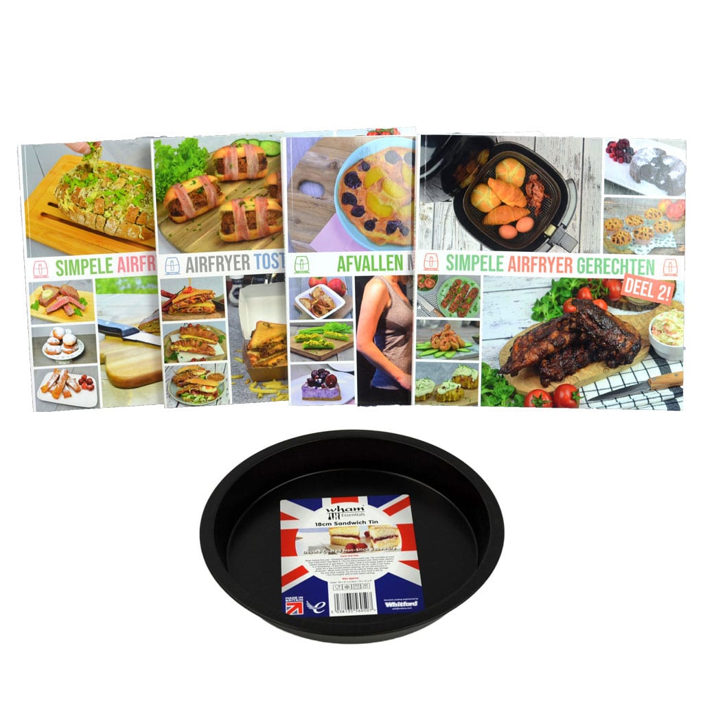 Airfryer Kookboek naar keuze + Bakplaat 20.5cm