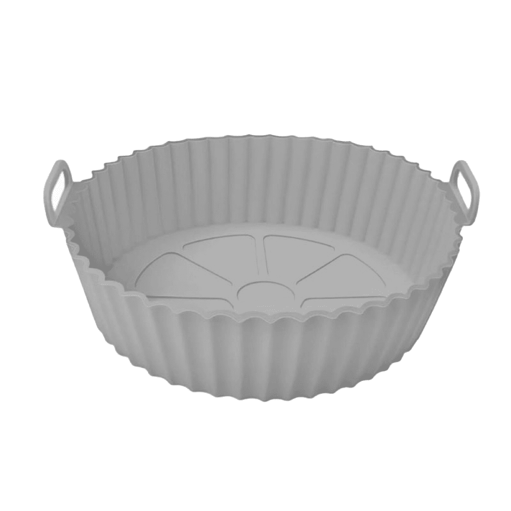 Herbruikbare siliconen airfryer vorm | Grijs